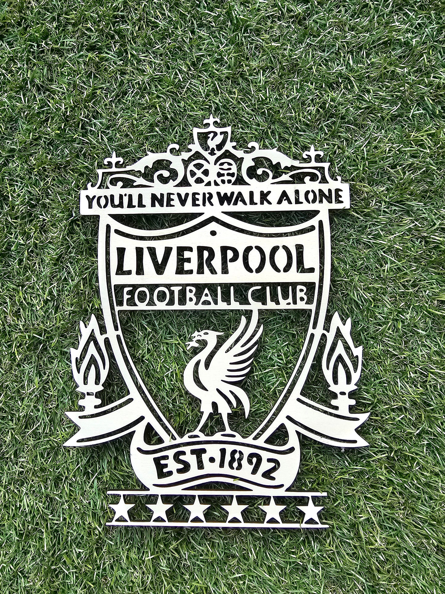 slate Liverpool FC 3D Crest Plaque – “Back On Our Perch” – 30cm x 20cm