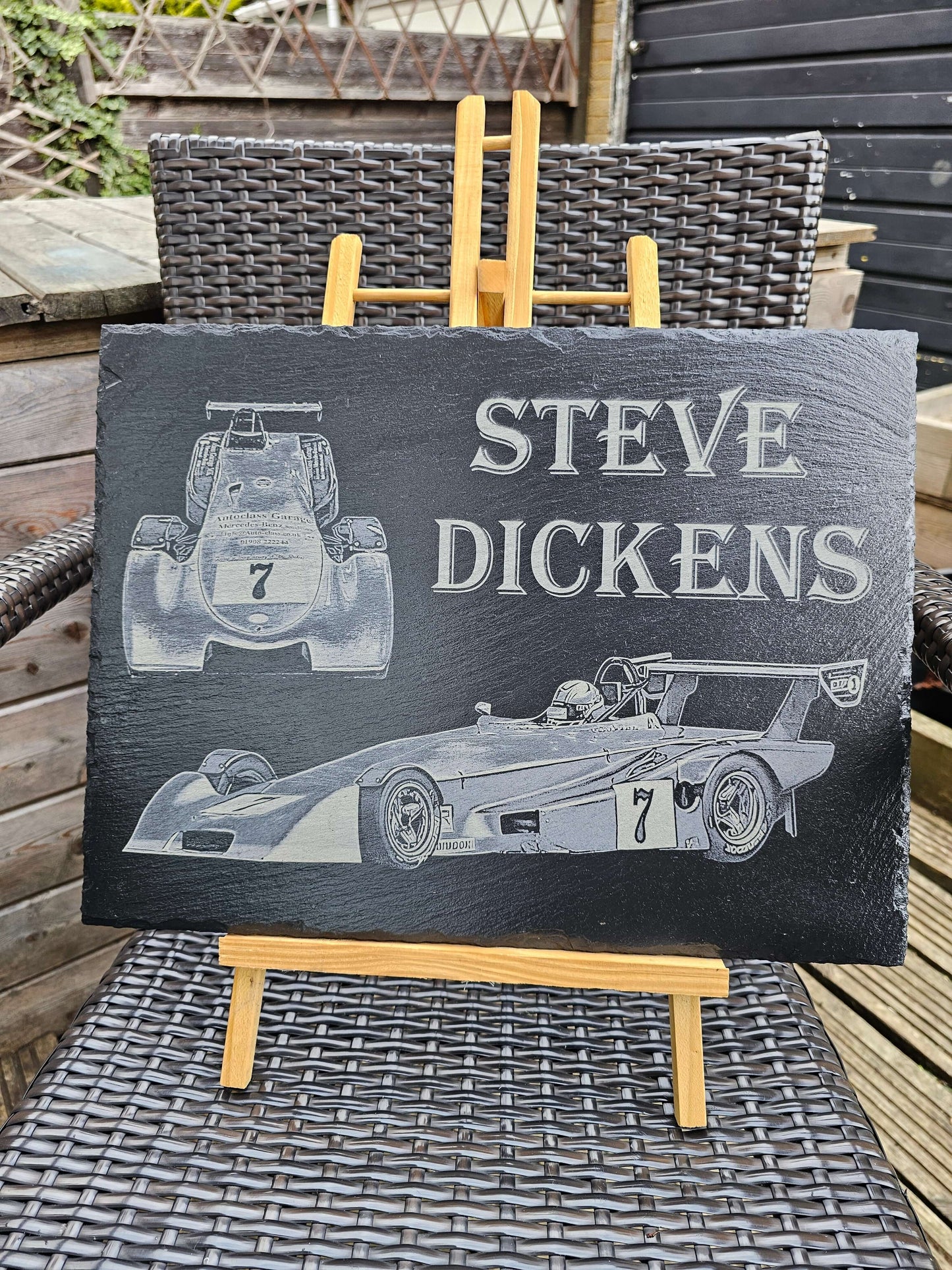 Slate plaque. Original Timber Creations Personalised Gifts Made in UK
