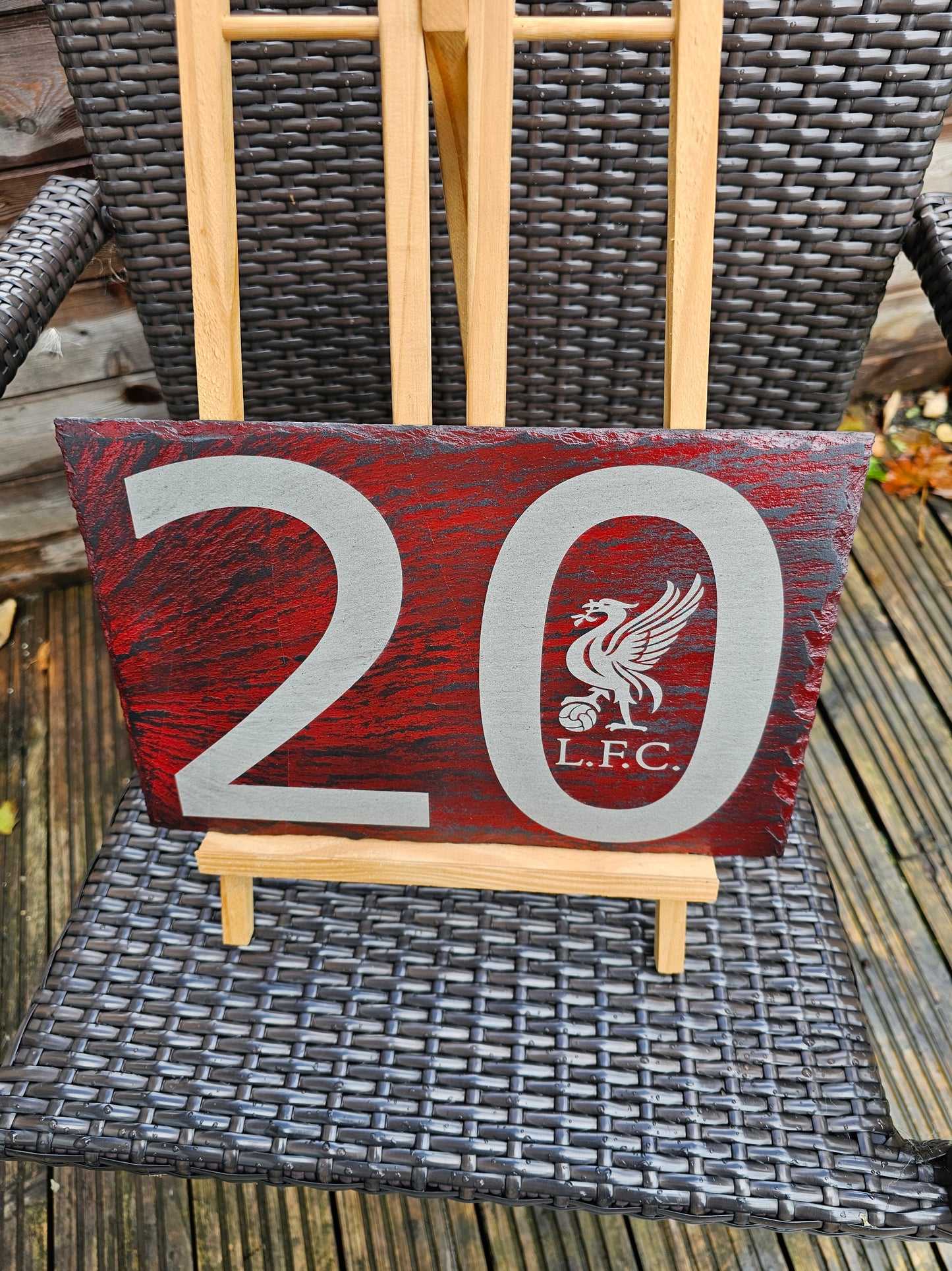 slate Liverpool FC Slate Plaque – 30cm x 20cm – Liverbird Engraved
