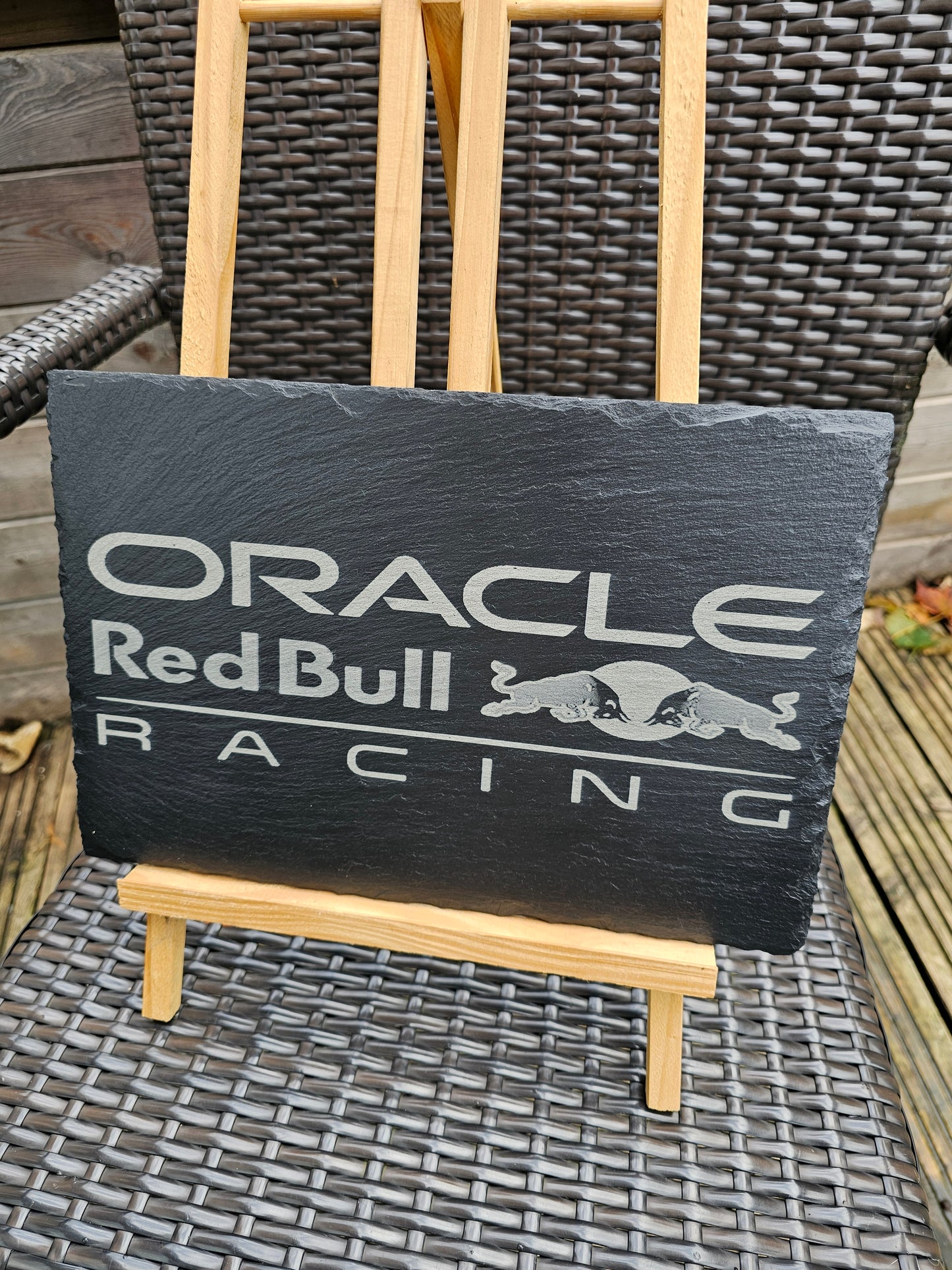 slate Oracle Red Bull Racing Slate Plaque – 30cm x 20cm – F1 Engraved