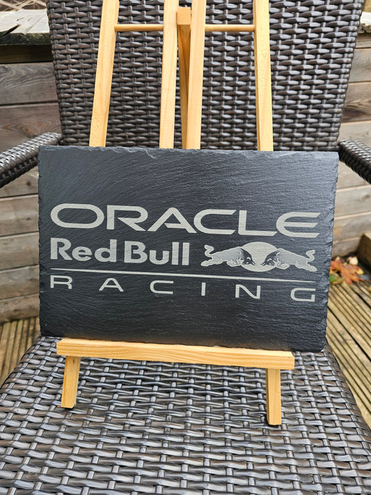 slate Oracle Red Bull Racing Slate Plaque – 30cm x 20cm – F1 Engraved