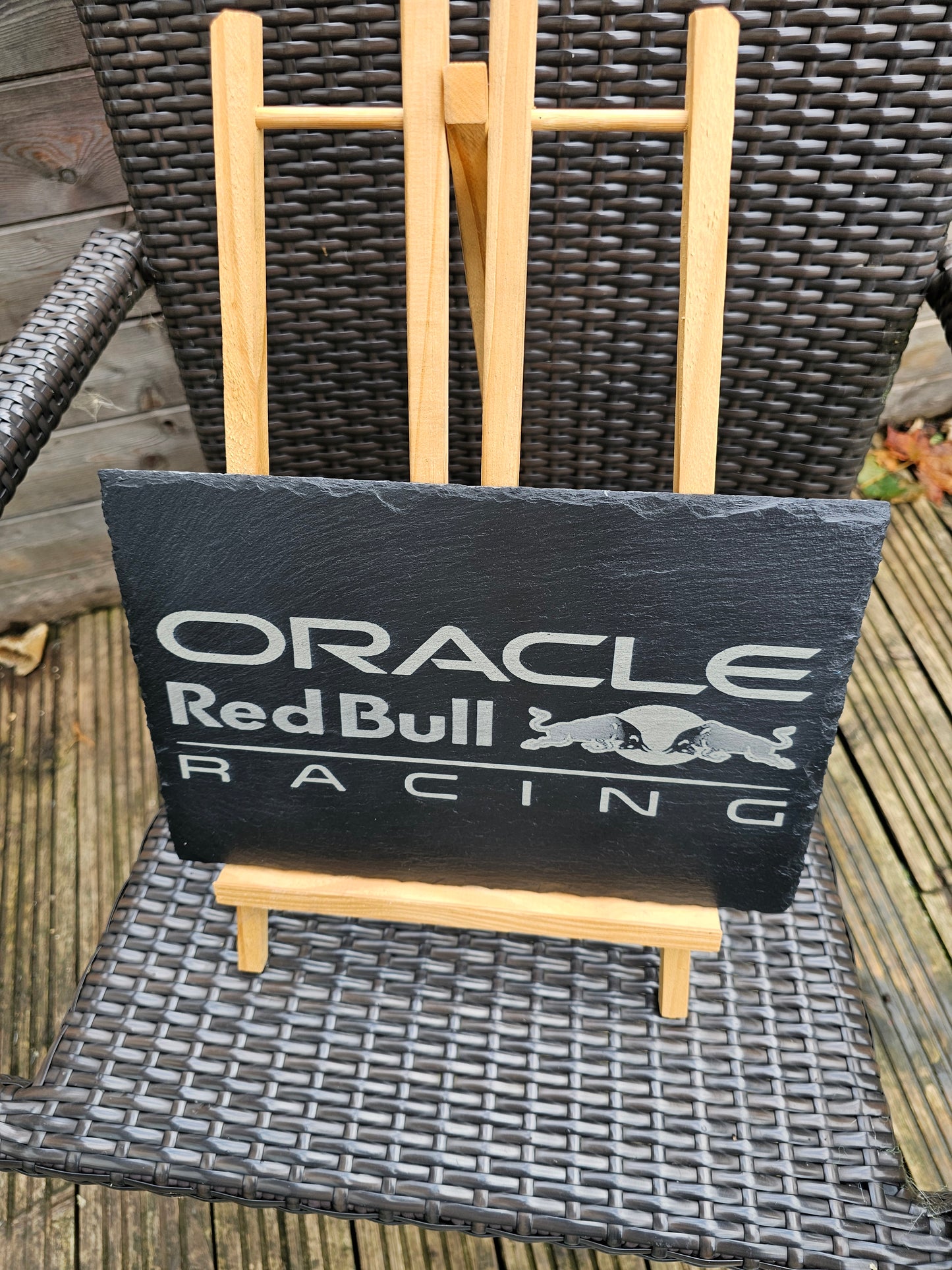 slate Oracle Red Bull Racing Slate Plaque – 30cm x 20cm – F1 Engraved