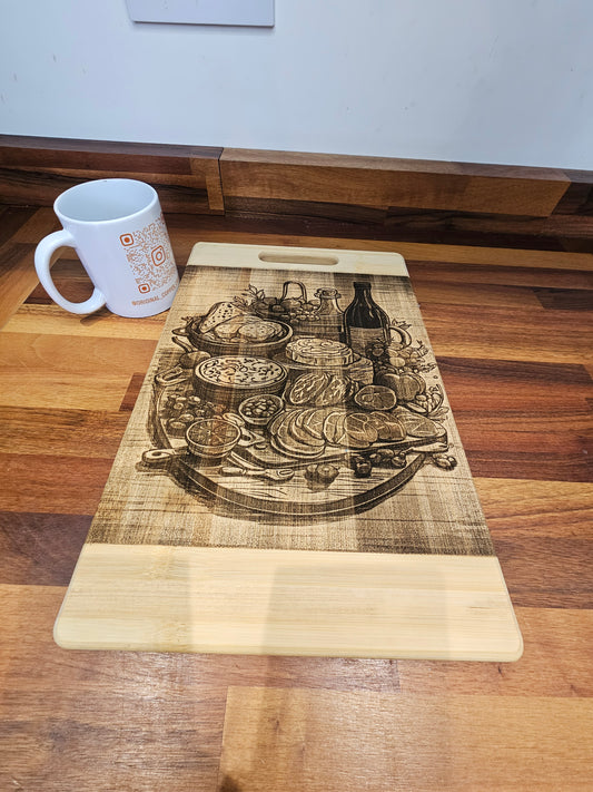 Chopping Board – Engraved Food Platter Design