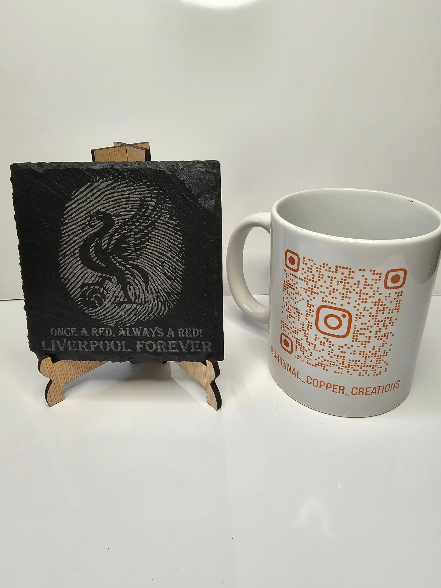 slate “Once a Red, Always a Red – Liverpool Forever” Coasters –