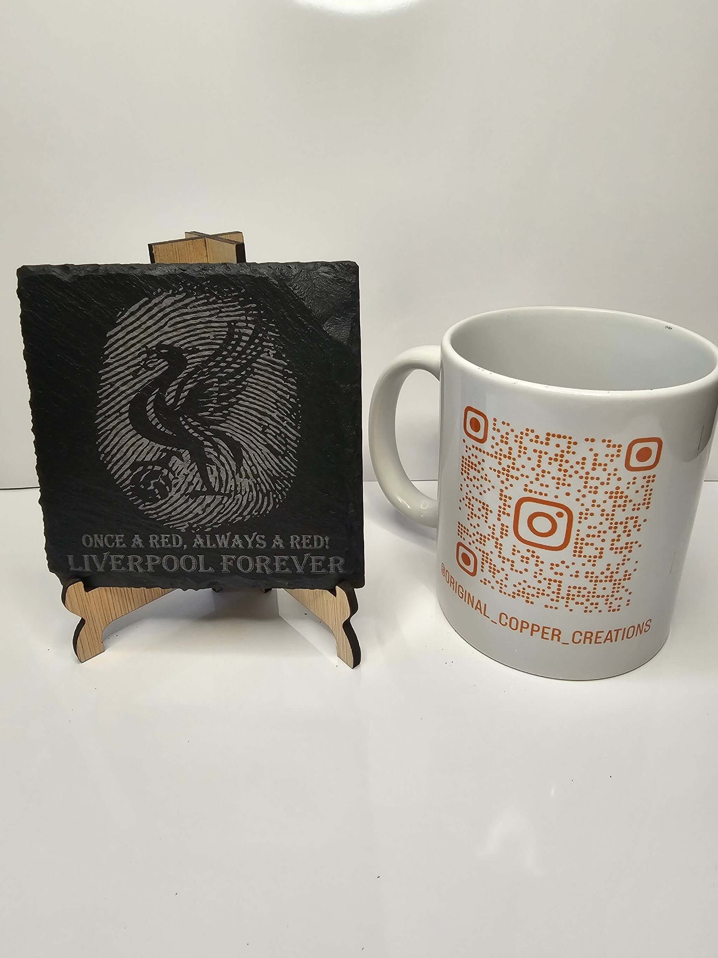 slate “Once a Red, Always a Red – Liverpool Forever” Coasters –