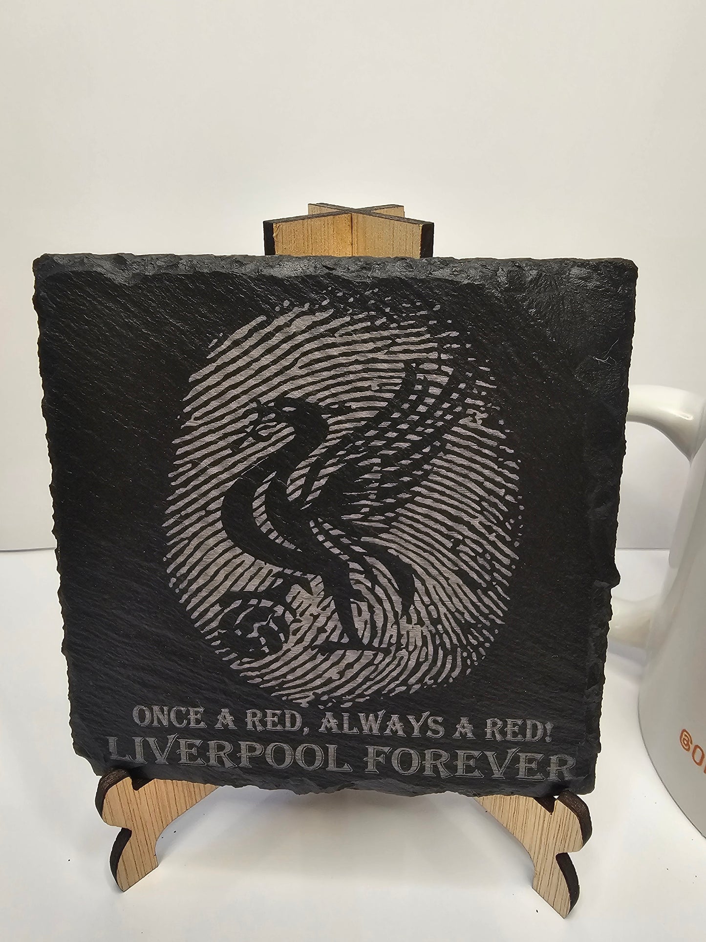slate “Once a Red, Always a Red – Liverpool Forever” Coasters –