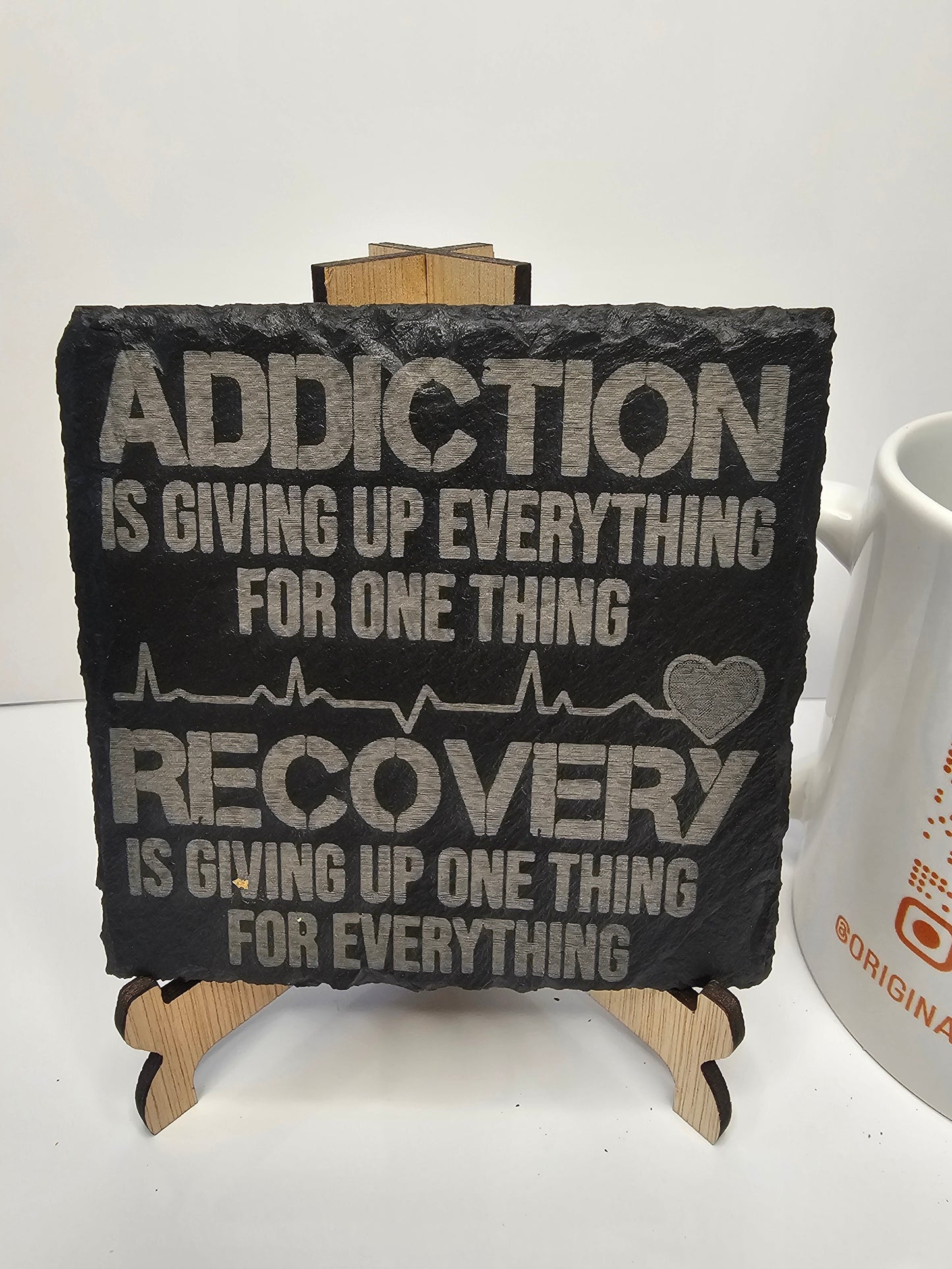 slate “Addiction is Giving Up Everything – Recovery is Giving Up One