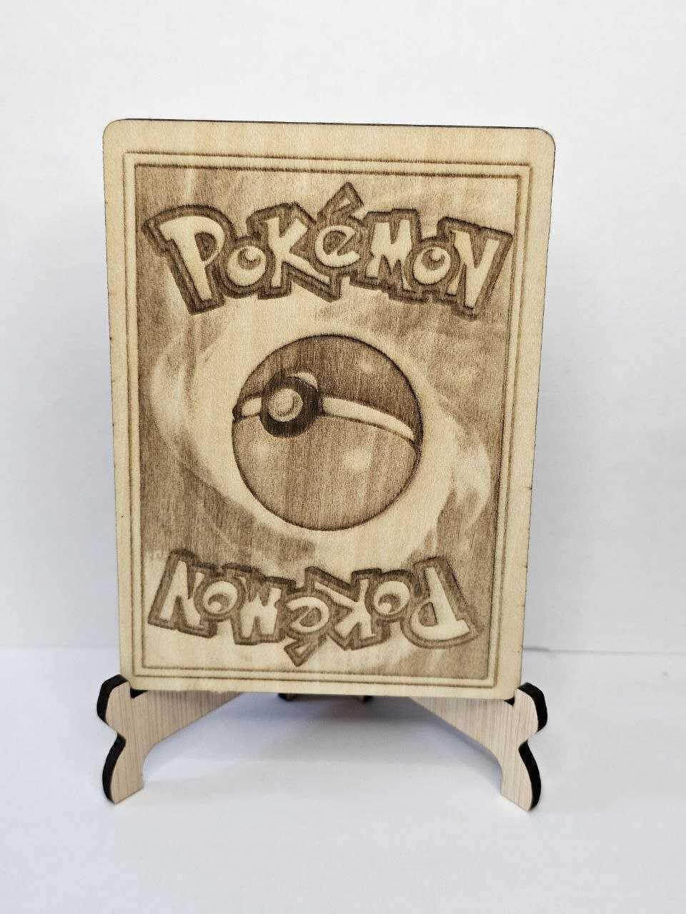 Charizard 3D Wooden Pokémon Card | Laser Engraved Display Plaque