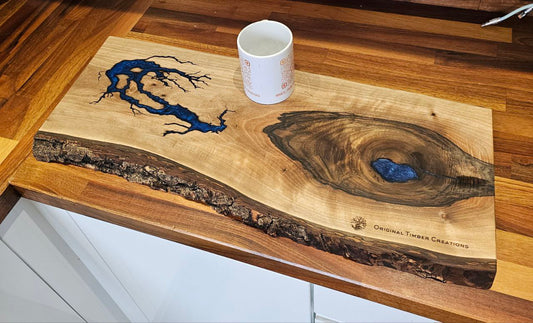 How Fractal Burning & Resin Finishing Create Our Chopping Boards