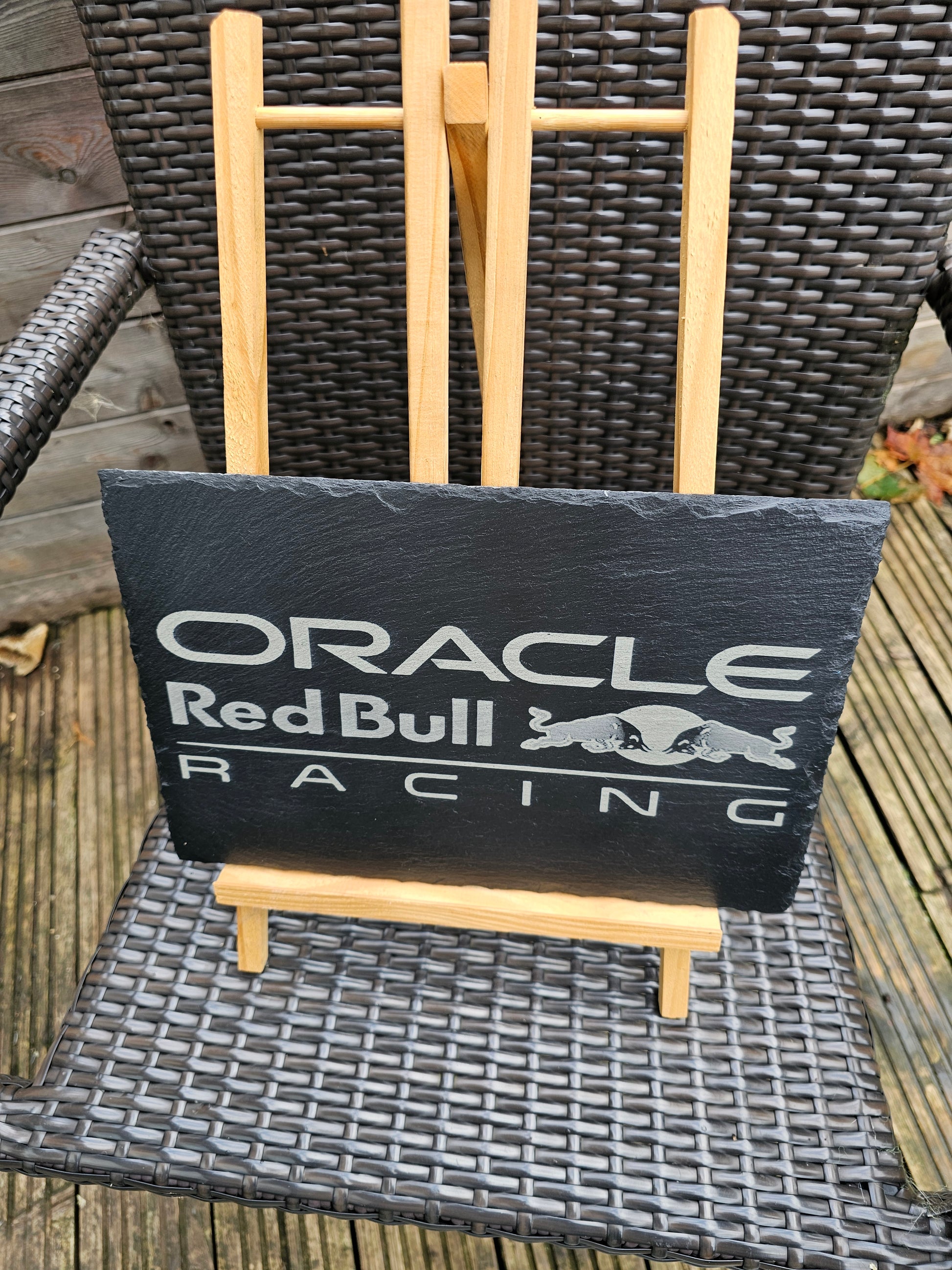 slate Oracle Red Bull Racing Slate Plaque – 30cm x 20cm – F1 Engraved