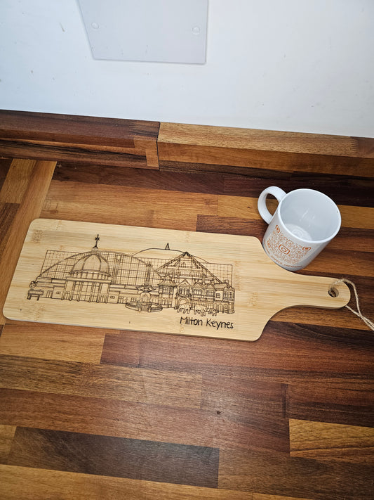 Chopping Board – Milton Keynes Skyline Bamboo Design