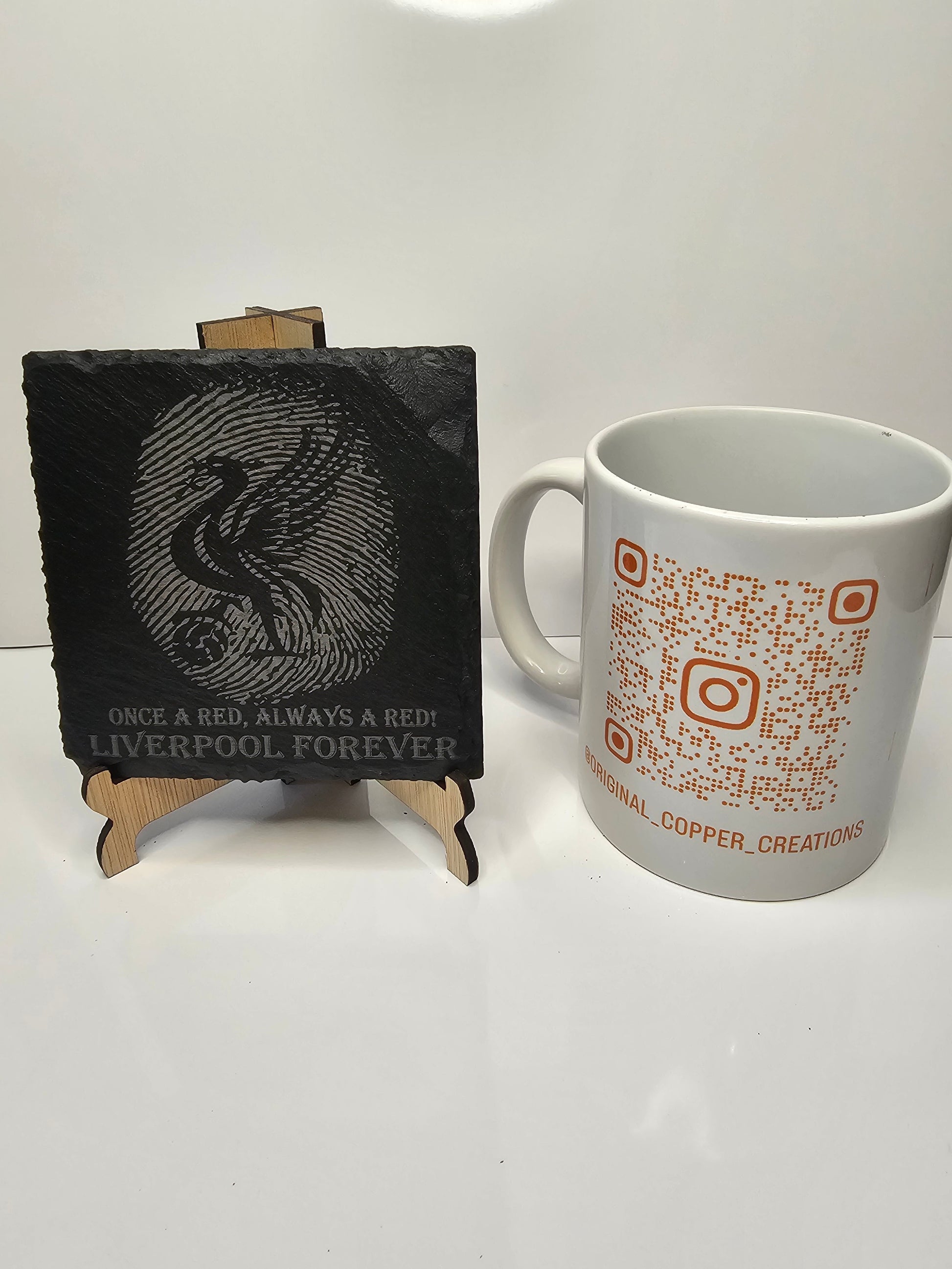 slate “Once a Red, Always a Red – Liverpool Forever” Coasters –
