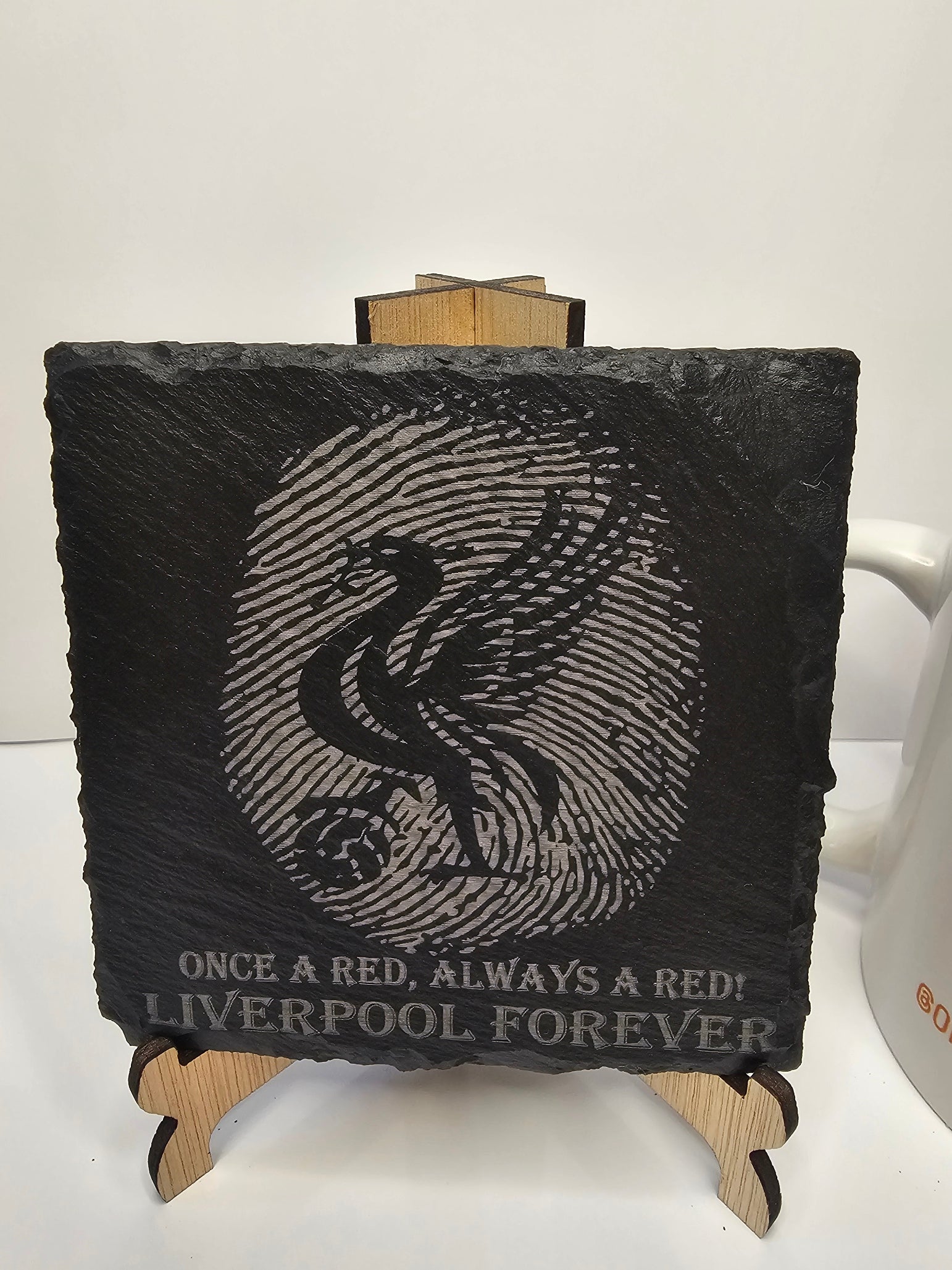 slate “Once a Red, Always a Red – Liverpool Forever” Coasters –