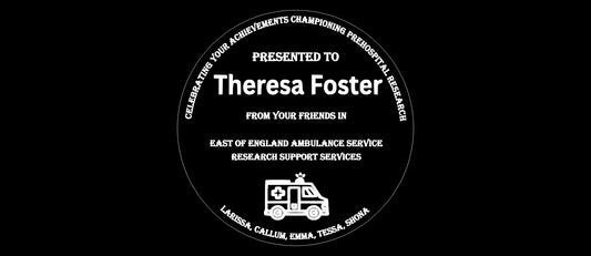 30cm round slate plaque.