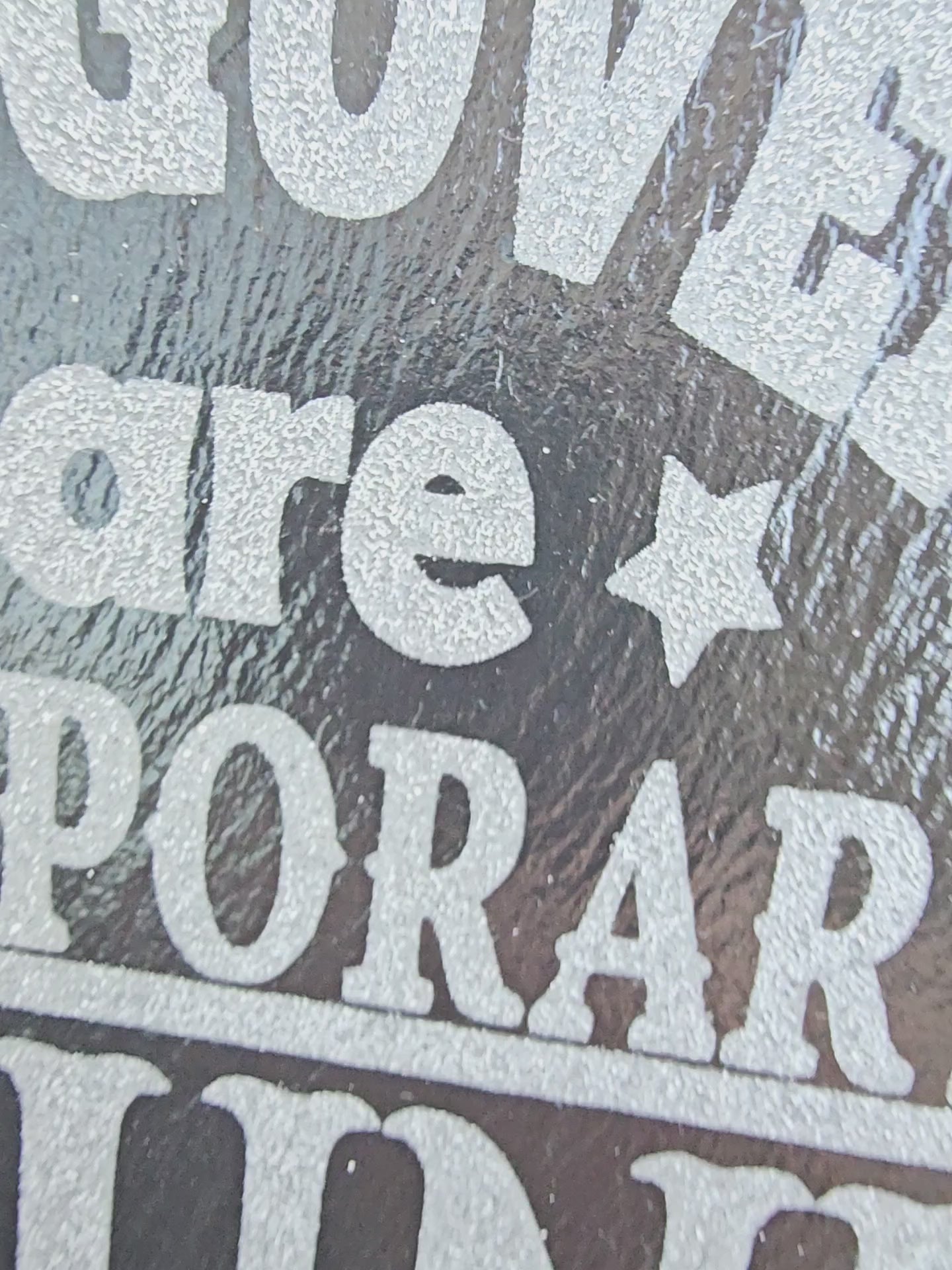 Hangovers Are Temporary, Drunk Stories Are Forever" Slate Sign – 30cm x 20cm – Funny Laser Engraved Wall Art – Handmade in the UK