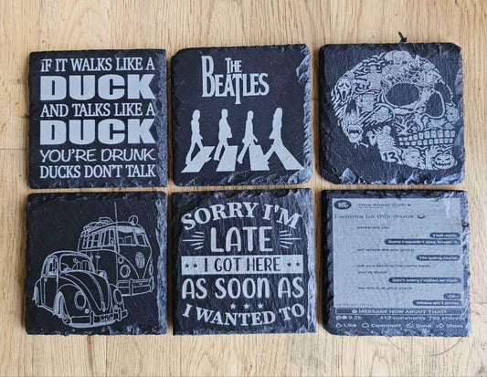 6 Coasters Mix & Match. choose any 6 coasters